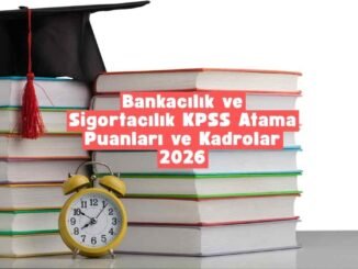 bankacılık ve sigortacılık kpss atama puanları